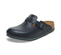Birkenstock Sabots Boston Pro Cuir – Chaussures de travail certifiées, Noir 41 EU Schmal