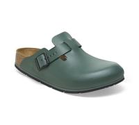 Birkenstock Boston Pro Sabots en cuir - Chaussures de travail certifiées de haute qualité pour la médecine, la restauration et le service, Thym, 36 EU
