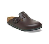 Birkenstock Boston Pro Sabots en cuir - Chaussures de travail certifiées de haute qualité pour la médecine, la restauration et le service, Java, 45 EU