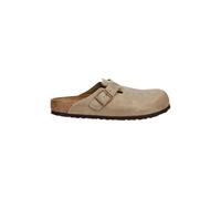 Birkenstock Sabots Boston Cuir nubuck huilé Regular Marron Homme Taille 42