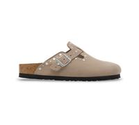 Birkenstock - Boston Rivet - Femme - Chaussures - Beige - Taille: 36 EU