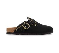 Birkenstock - Boston Rivet Narrow Fit - Femme - Chaussures - Noir - Taille: 37 EU