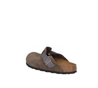 Birkenstock Boston Sabot en Daim Gris, Taille: 43
