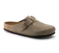 Birkenstock - Boston SFB Suede Leather - Sabots Taupe - 37 - Étroit