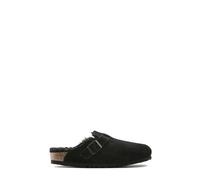 Birkenstock - Boston Shearling Coupe Étroite - Femme - Chaussures - Noir - Taille: 40 EU