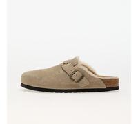 Birkenstock - Sabots Plats Boston En Cuir - Marron - 41