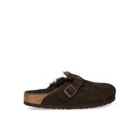 Birkenstock - Boston Shearling Suede Leather - Homme - Chaussures - Brun - Taille: 41 EU