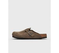 Birkenstock Boston Soft Footbed Suede Leather men Sandals & Slides brown taille: 46