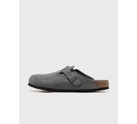 Birkenstock Boston Soft Footbed Suede Leather men Sandals & Slides grey taille: 42