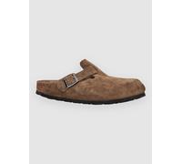 Birkenstock Boston Soft Footbed Suede Leather Sandales marron 36