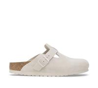 Birkenstock Boston Suede BS Soft Footbed - Taille: 40 white