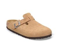 Birkenstock Boston Suede Emboss Dots Femme Beige, 158661