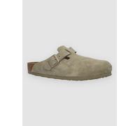 Birkenstock Sabot Boston Cuir suédé Vert Taille 40