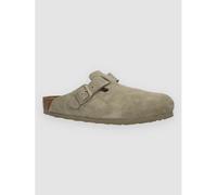 Birkenstock Boston Suede Leather Sandales Vert - 37