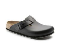 Birkenstock Boston Super Poignée Étroit Noir Sabot Sandale Chaussures de Travail
