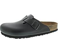 Birkenstock Boston Velours Art. Nr. Unisex Clogs Braun EU 35 Schuhweite schmal, Chaussures mixte adulte, Noir, 48 étroit width