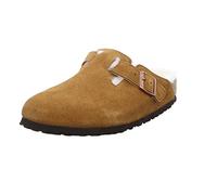 Sabots Birkenstock Boston VL Shearling Narrow marron blanc - 37