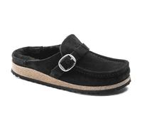Birkenstock - Buckley Shearling Suede Leather - Sandales d'hiver Black - 40 - Étroit