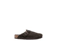 Birkenstock - Chaussons en Shearling Boston - Femme - Chaussures - Brun - Taille: 36 EU