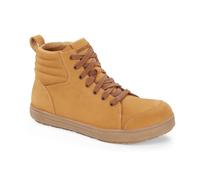 BIRKENSTOCK Chaussures à lacets de sécurité - Classe de protection S3 - Embout en acier antistatique anti-perforation - Matériau extérieur en cuir - Modèle QS 700 1020848 - Taille 41, jaune, 41 EU