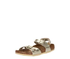 BIRKENSTOCK Chaussures ouvertes 'Rio' or, Taille 32