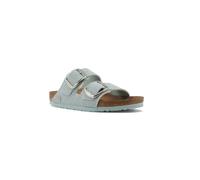 Birkenstock - Ciabatta Slider - Femme - Chaussures - Vert - Taille: 38 EU