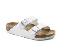 BIRKENSTOCK Classic Arizona Birko-Flor Mules Unisexes pour Adulte, Blanc., 42 EU