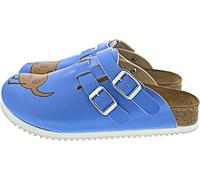 Birkenstock Classic Kay, Sabots Femme, Bleu (Dog Blue Background), 35 EU