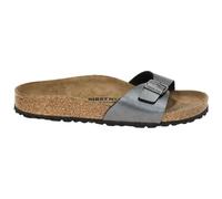 Birkenstock Classic Madrid BF-NUBUK Mules pour femme, Noir métallique, 40 EU