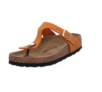 Birkenstock CONFORTABLE Y ELEGANTE PANTOUFLE FEMME GIZEH CUIR ORANGE talla 38