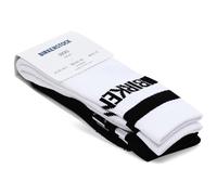 Birkenstock - Cotton Crew Stripe 2-Pack - Chaussettes multifonctions - EU 42 - black / white
