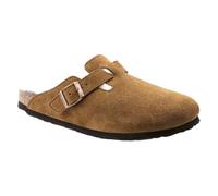 Birkenstock Sandale Boston Fur – cuir suède marron – Femme 37