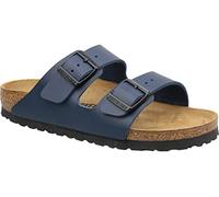 Birkenstock Femme Arizona Birko-flor Large Mules, Bleu Blue Birko Flor, 44 EU