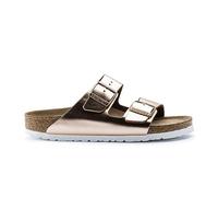 BIRKENSTOCK Femme Arizona Leder Softfootbed Mules, Marron Metallic Copper Metallic Copper, 41 EU