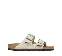 Birkenstock Femme Arizona Leo Eggshell, Synthetics Sandale, 40 EU