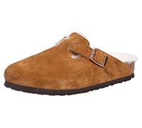BIRKENSTOCK Femme Boston Lammfell Sabots, Marron Menthe, 38 EU Étroit