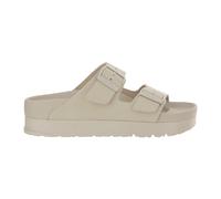Birkenstock, Femme, Chaussures, Beige, Taille: 37 EU Arizona PAP Flex Platform Narrow Fit