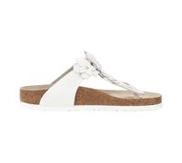 Birkenstock Tongs Gizeh Flower Embellishment Femme Blanc