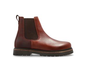 Birkenstock, Femme, Chaussures, Brun, Taille: 37 EU Chaussures en cuir Highwood Slip ON MID