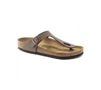 Birkenstock Sandales Gizeh Birko-Flor Nubuck Stone 38 Normal