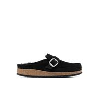 Birkenstock, Femme, Chaussures, Noir, Taille: 36 EU Chaussons Shearling Noirs pour Femmes