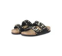 Sandales Birkenstock Arizona Rivet étroites noir pur femme - 38