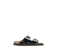 Birkenstock, Femme, Chaussures, Noir, Taille: 41 EU Chaussons Confortables pour un Usage Quotidien