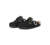 Sabots Birkenstock Boston Rivet Suede étroit noir femme - 41