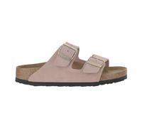 Birkenstock, Femme, Chaussures, Rose, Taille: 38 EU Arizona Sandales en Cuir Suédé Étroites