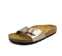 Birkenstock Femme Madrid Graceful Taupe, Birko Flor Flip Flops, 38 EU