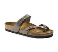 Sandales Birkenstock Mayari Birko-Flor Nubuck gris femme - 43