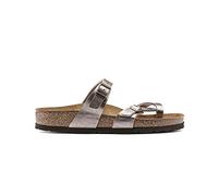 Birkenstock Femme Passe-Pouces Mayari Birko-Flor Graceful Sandale, Marron Taupe, 36 EU Large