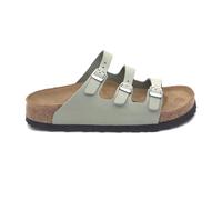 Birkenstock Sandale Florida Fresh Pure à triple boucle en cuir – Sage 36 EU