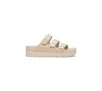 Birkenstock - Florida III Flex Platform Narrow Fit - Femme - Chaussures - Beige - Taille: 37 EU